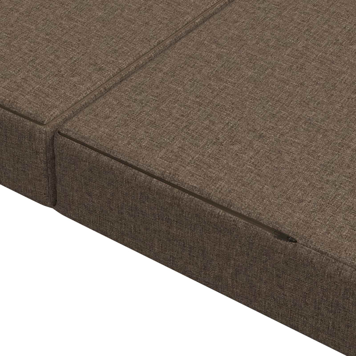 Divano Letto Pieghevole 120 x 67 x 45 cm Tortora