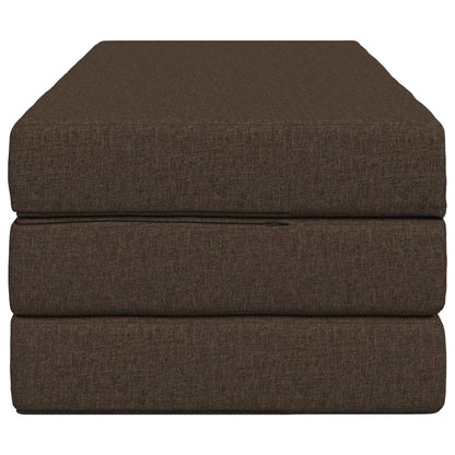 Divano Letto Pieghevole 120 x 67 x 45 cm Tortora | homemem39