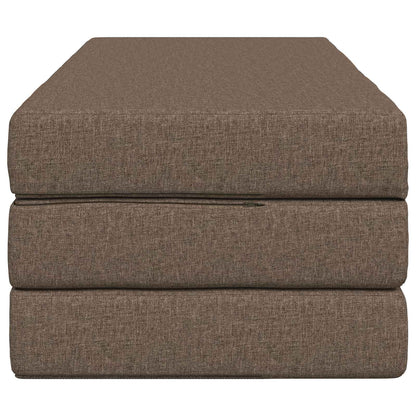 Divano Letto Pieghevole 120 x 67 x 45 cm Tortora