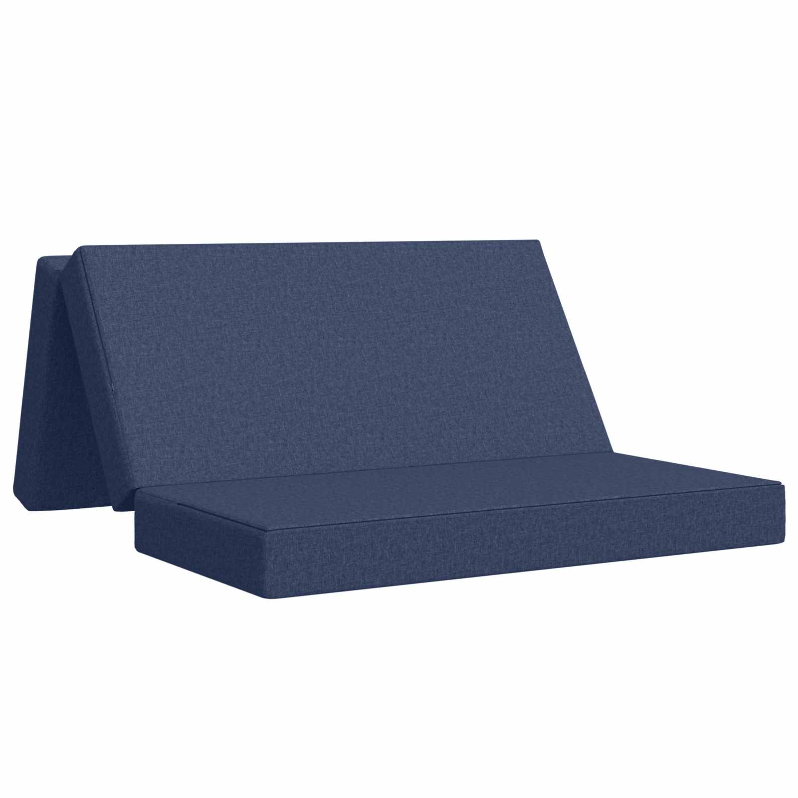 Divano Letto Pieghevole 120 x 67 x 45 cm Blu | homemem39