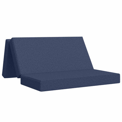 Divano Letto Pieghevole 120 x 67 x 45 cm Blu | homemem39