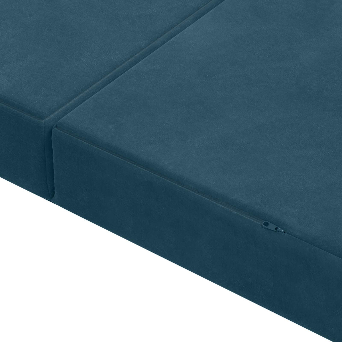 Divano Letto Pieghevole 120 x 67 x 45 cm Blu