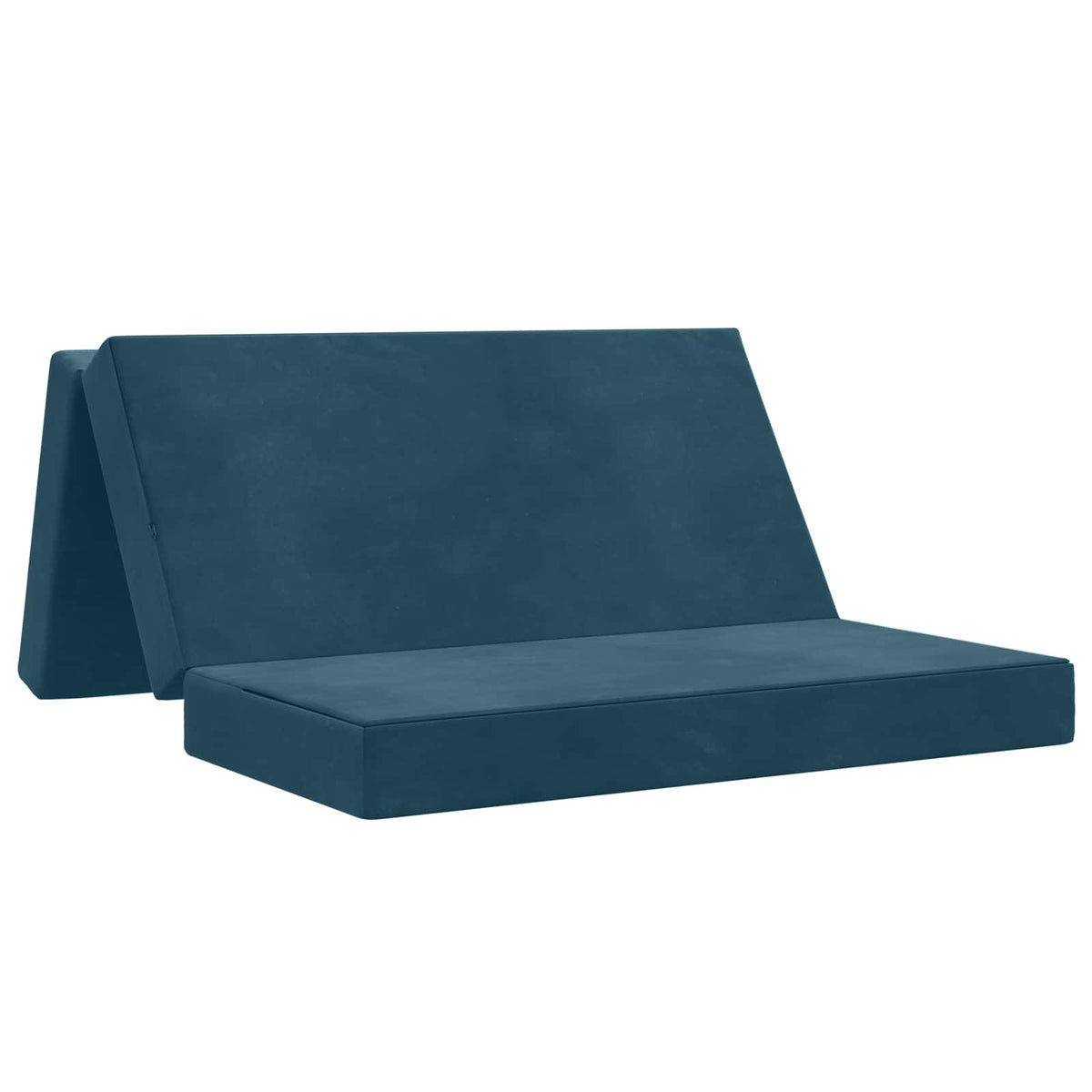 Divano Letto Pieghevole 120 x 67 x 45 cm Blu