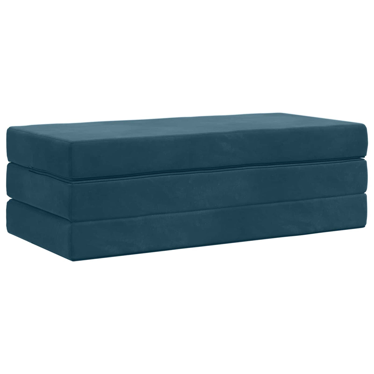 Divano Letto Pieghevole 120 x 67 x 45 cm Blu