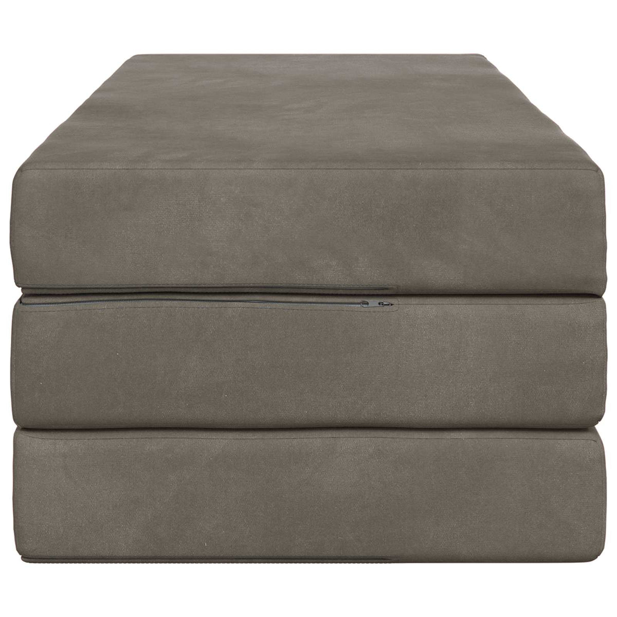 Divano Letto Pieghevole 120 x 67 x 45 cm Grigio Chiaro