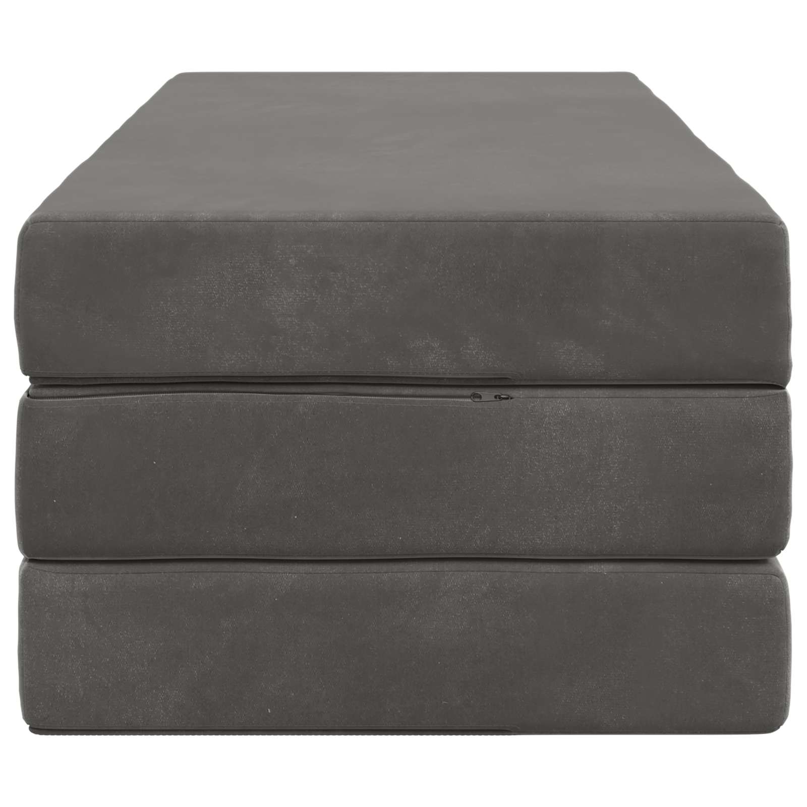 Divano Letto Pieghevole 120 x 67 x 45 cm Grigio Scuro | homemem39