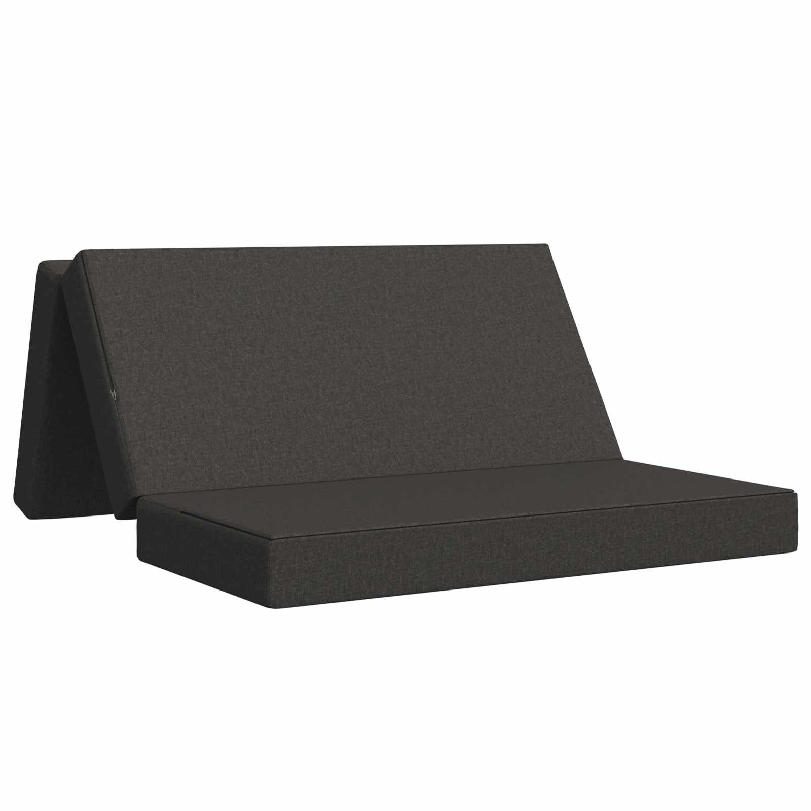 Divano Letto Pieghevole 140 x 67 x 45 cm Grigio Scuro | homemem39