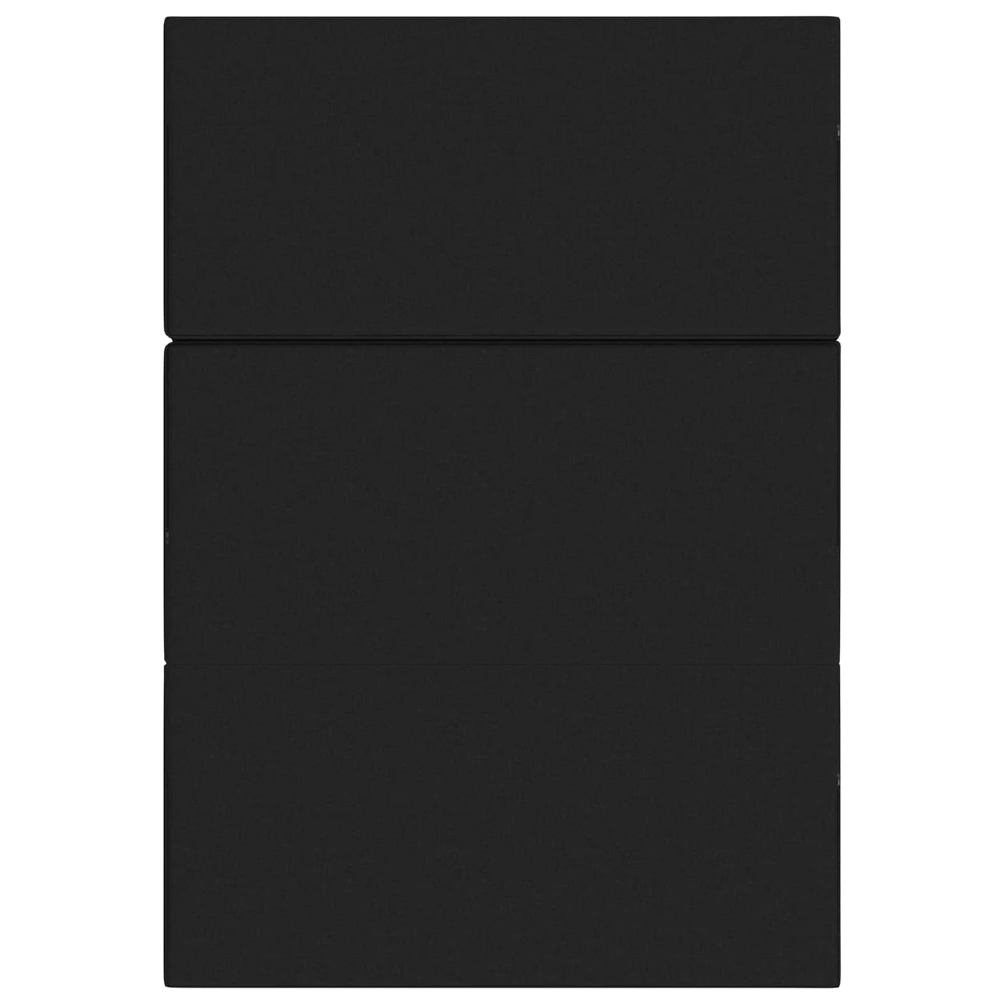 Divano Letto Pieghevole 140 x 67 x 45 cm Nero | homemem39