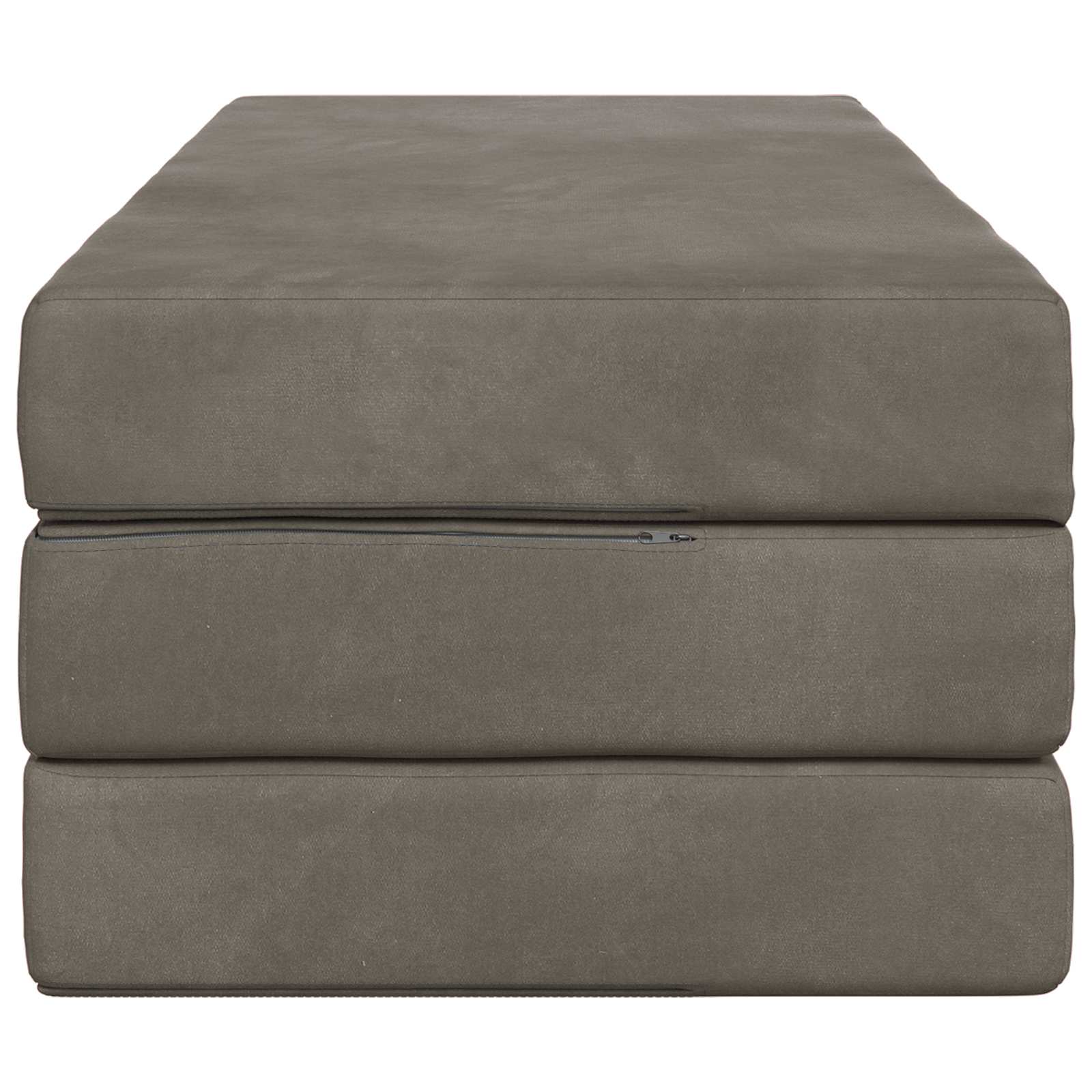 Divano Letto Pieghevole 140 x 67 x 45 cm Grigio Chiaro | homemem39