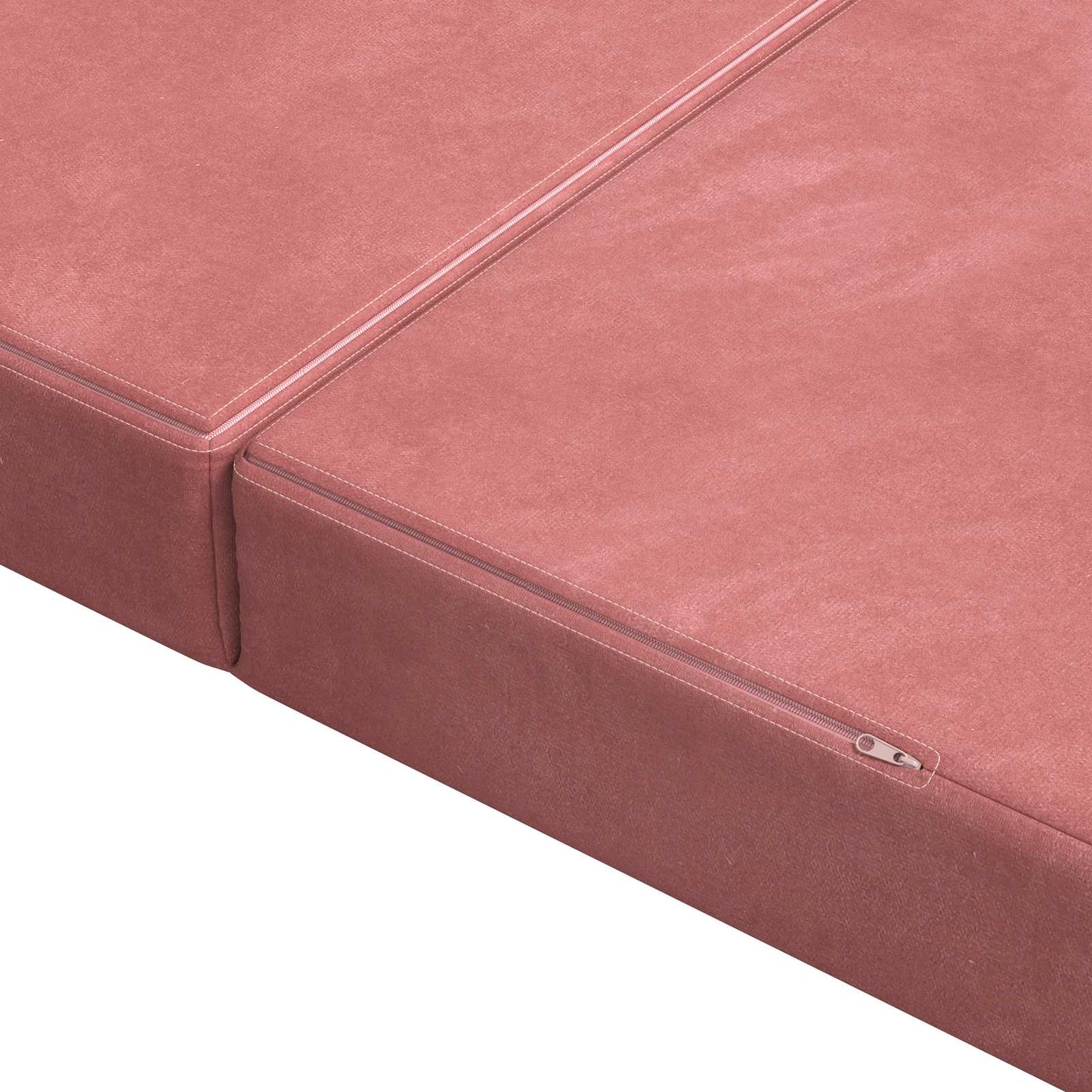 Divano Letto Pieghevole 140 x 67 x 45 cm Rosa | homemem39