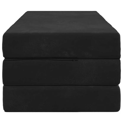 Divano Letto Pieghevole 140 x 67 x 45 cm Nero | homemem39