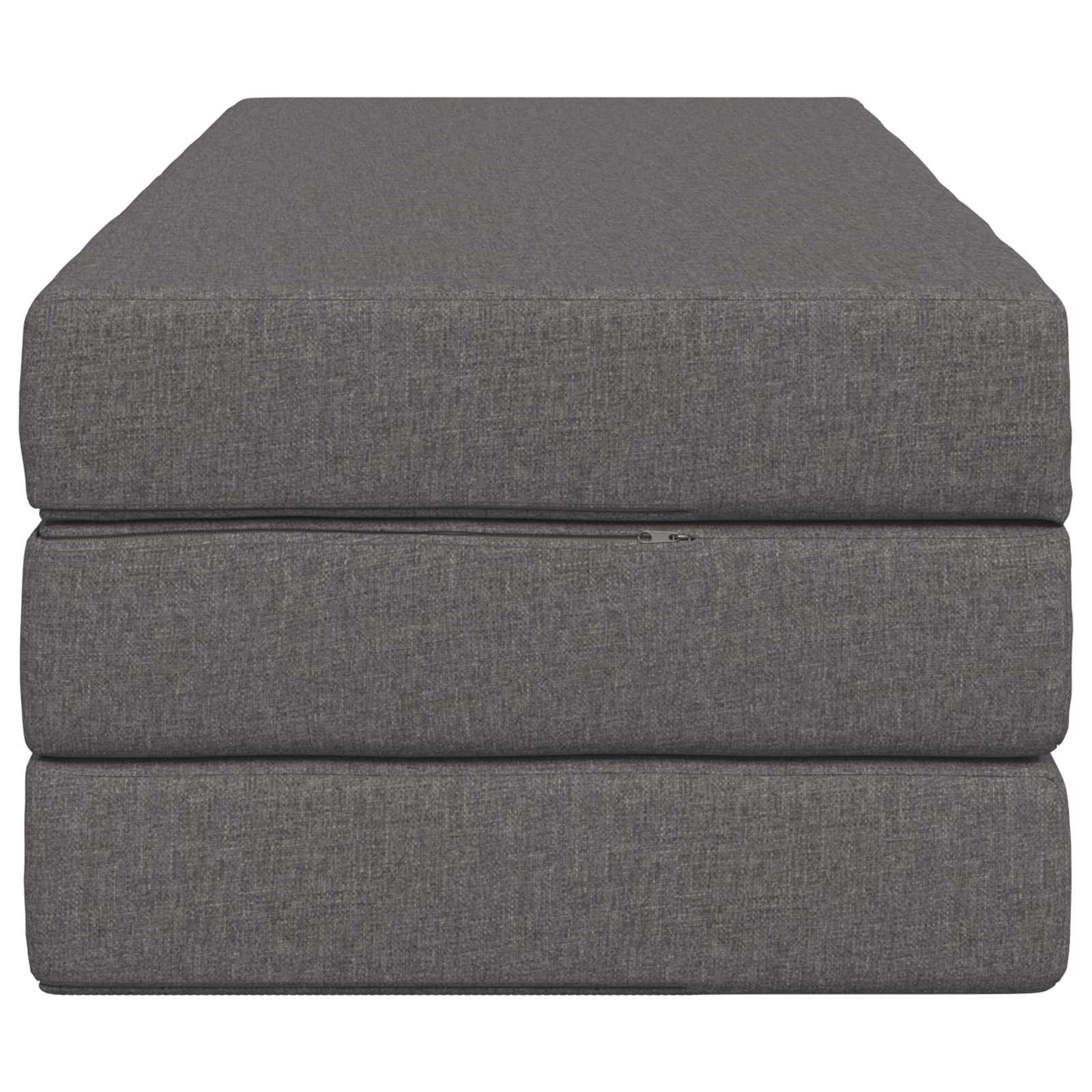 Divano Letto Pieghevole 160 x 67 x 45 cm Grigio Chiaro | homemem39