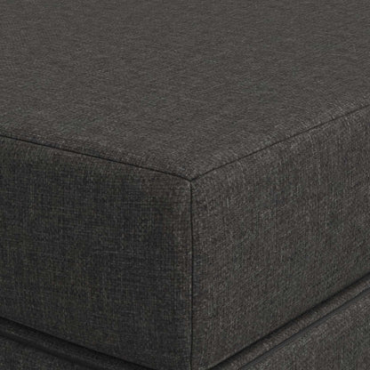 Divano Letto Pieghevole 160 x 67 x 45 cm Grigio Scuro | homemem39