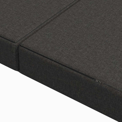 Divano Letto Pieghevole 160 x 67 x 45 cm Grigio Scuro | homemem39
