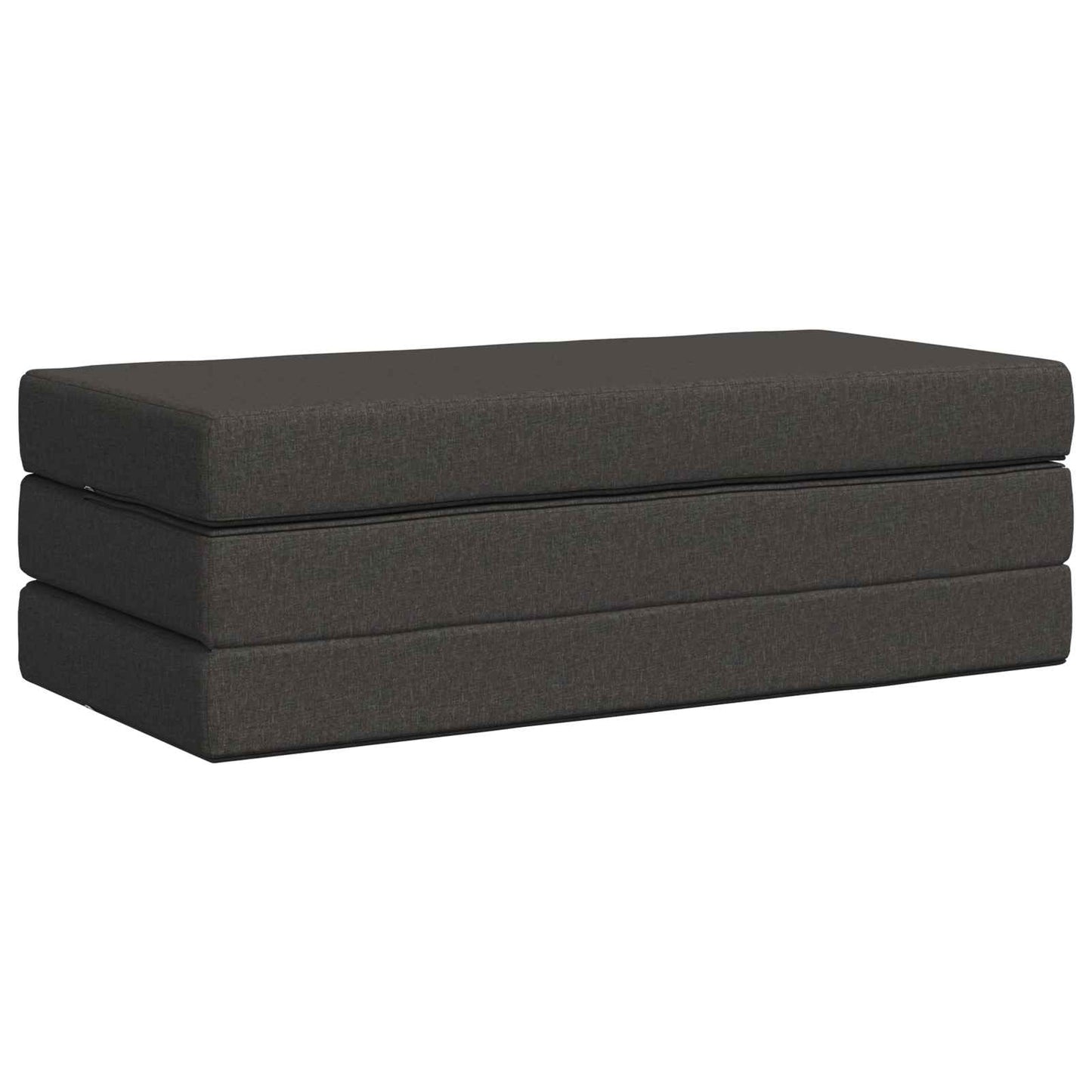 Divano Letto Pieghevole 160 x 67 x 45 cm Grigio Scuro | homemem39