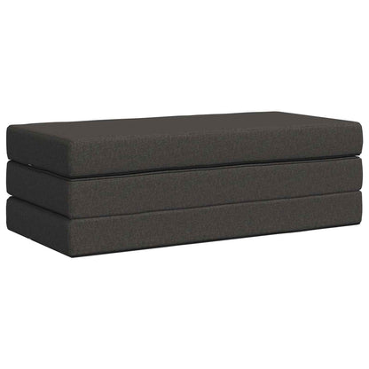 Divano Letto Pieghevole 160 x 67 x 45 cm Grigio Scuro | homemem39