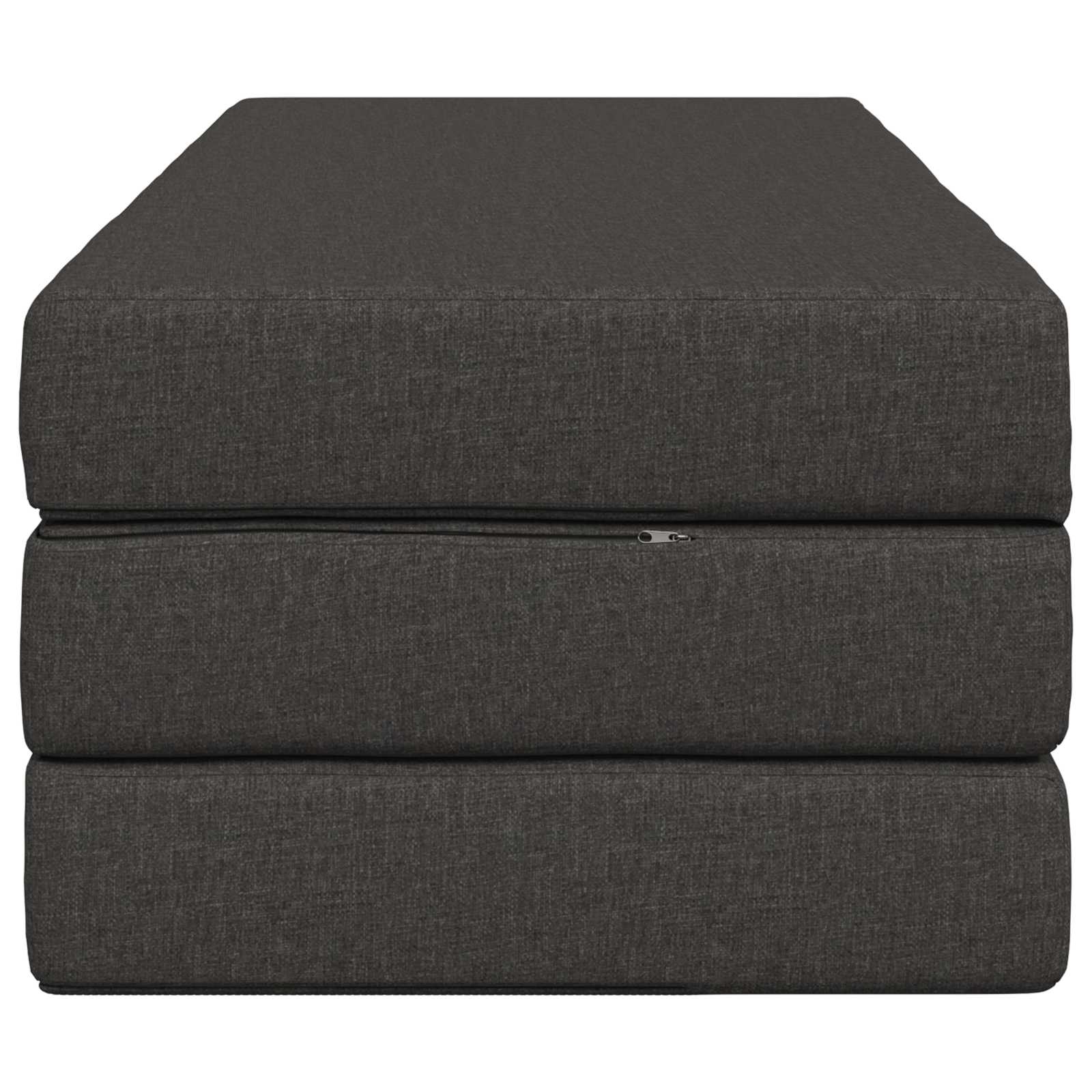 Divano Letto Pieghevole 160 x 67 x 45 cm Grigio Scuro | homemem39