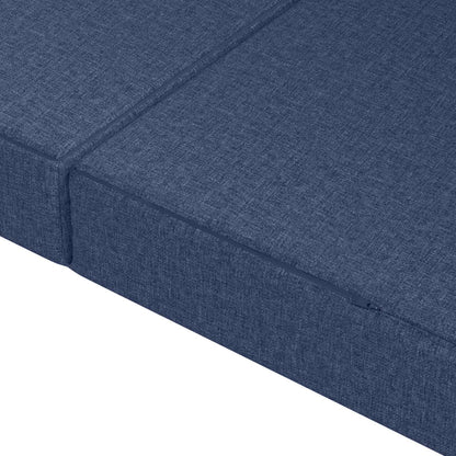 Divano Letto Pieghevole 160 x 67 x 45 cm Blu | homemem39