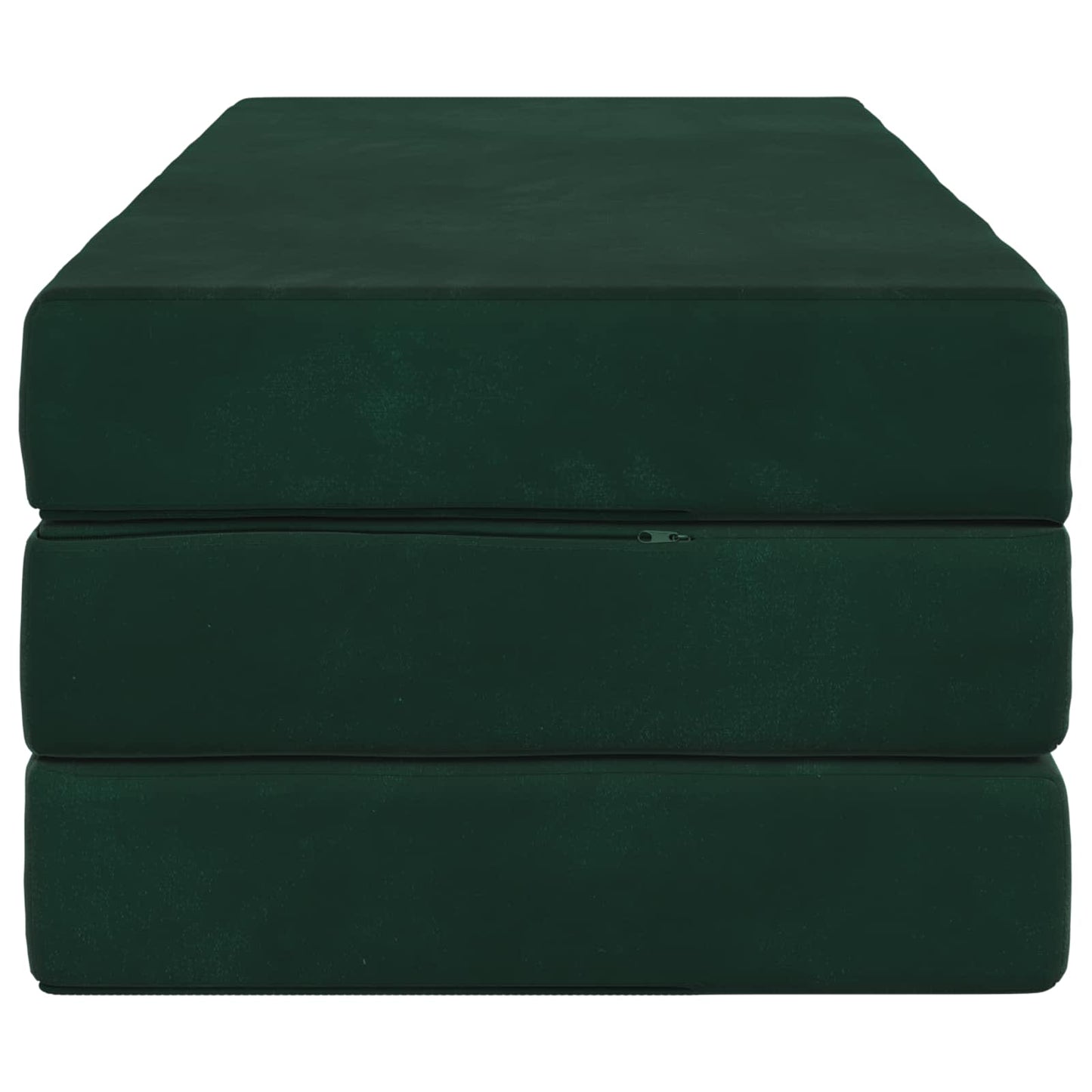 Divano Letto Pieghevole 160 x 67 x 45 cm Verde Scuro | homemem39