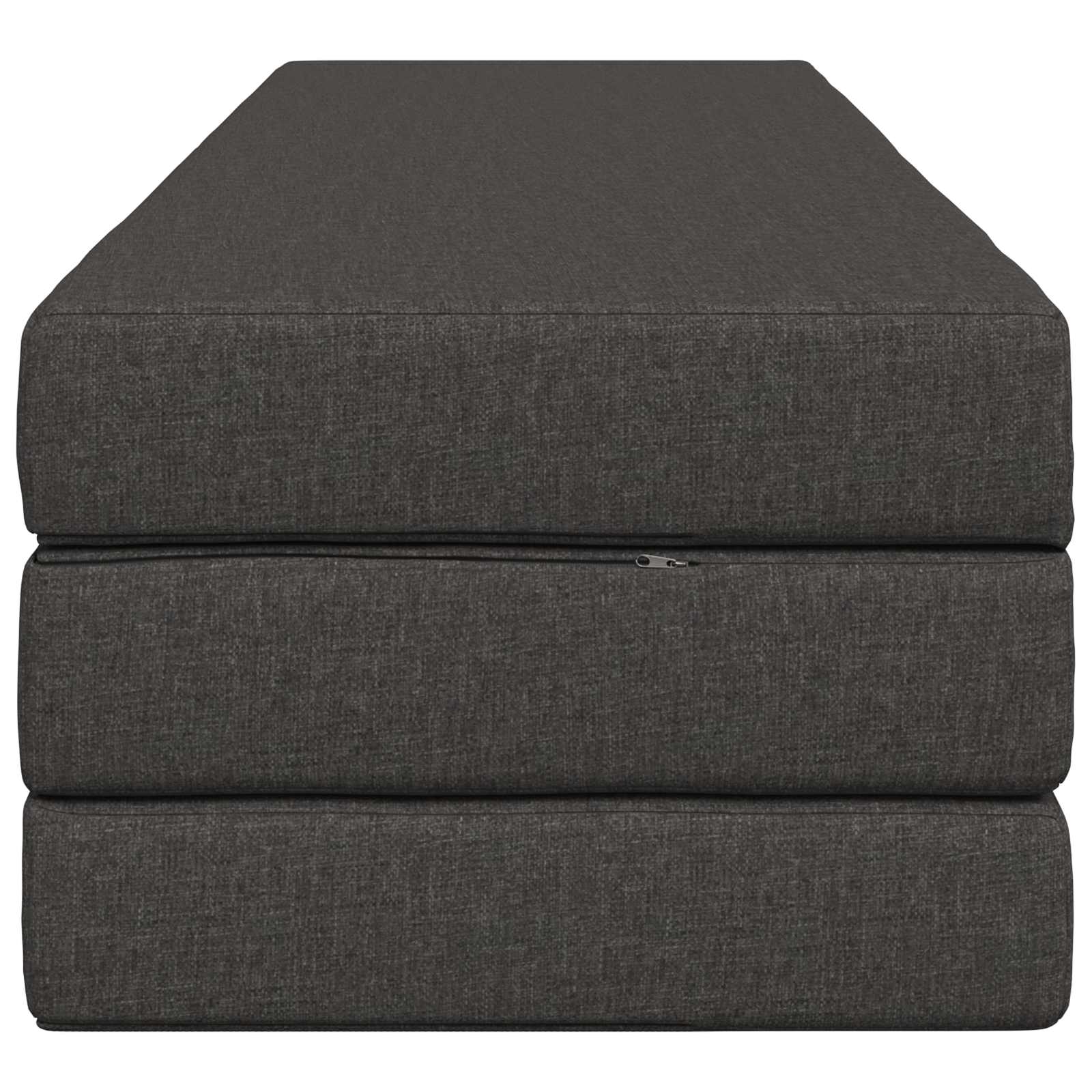 Divano Letto Pieghevole 180 x 67 x 45 cm Grigio Scuro | homemem39