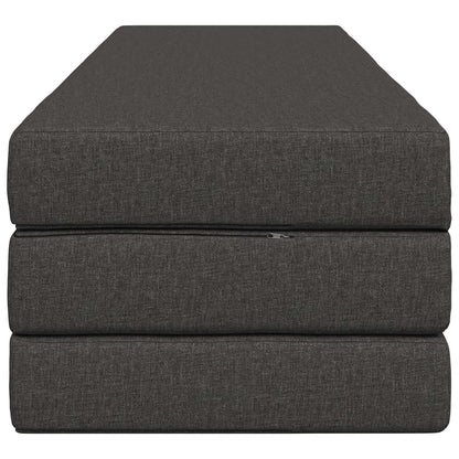 Divano Letto Pieghevole 180 x 67 x 45 cm Grigio Scuro | homemem39