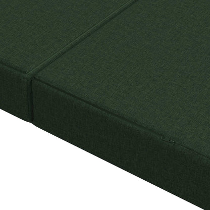 Divano Letto Pieghevole 180 x 67 x 45 cm Verde Scuro | homemem39