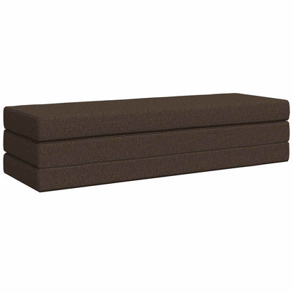 Divano Letto Pieghevole 180 x 67 x 45 cm Tortora