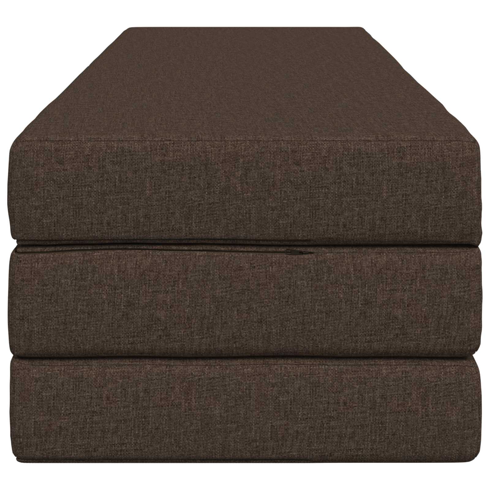 Divano Letto Pieghevole 180 x 67 x 45 cm Tortora | homemem39