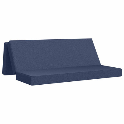 Divano Letto Pieghevole 180 x 67 x 45 cm Blu