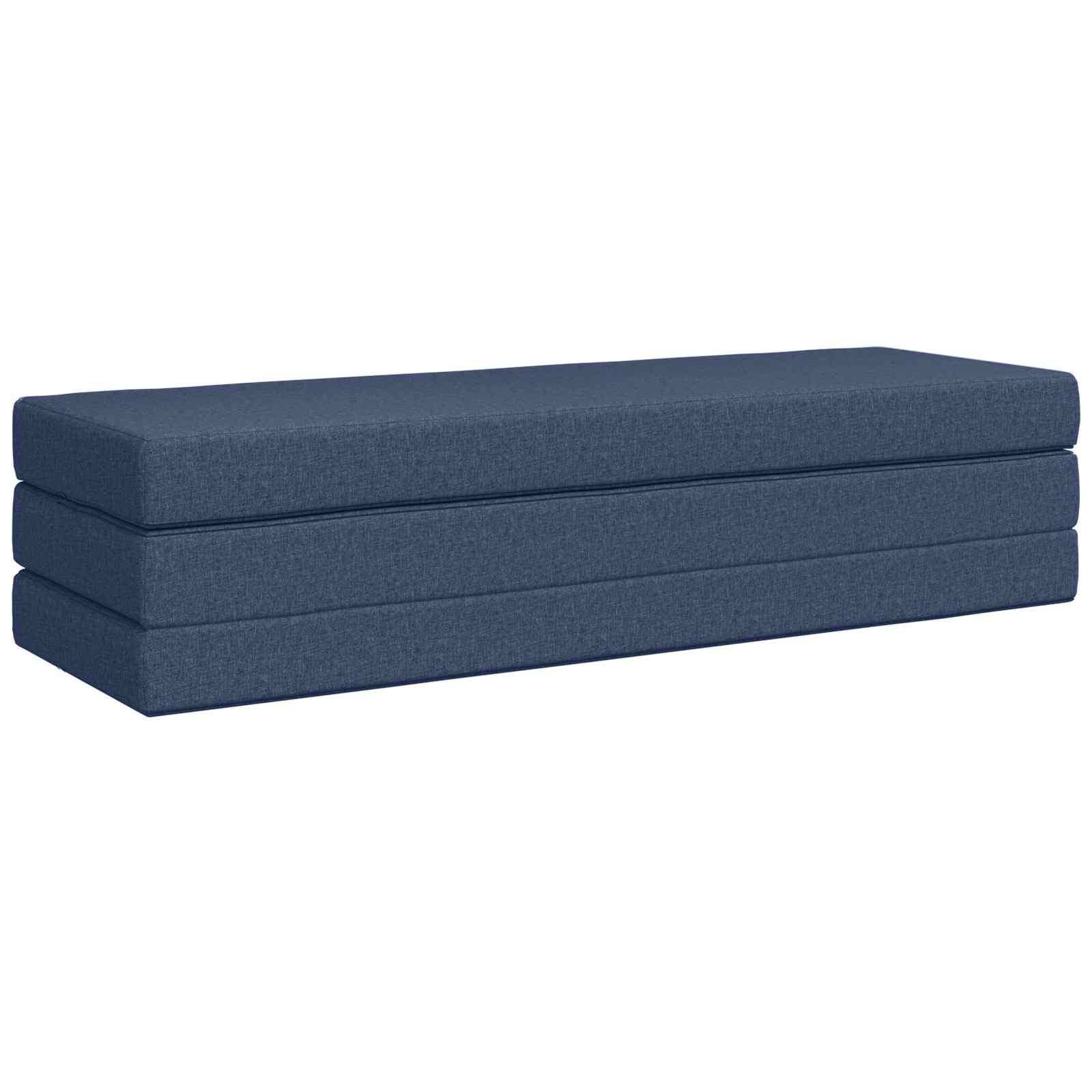 Divano Letto Pieghevole 180 x 67 x 45 cm Blu | homemem39
