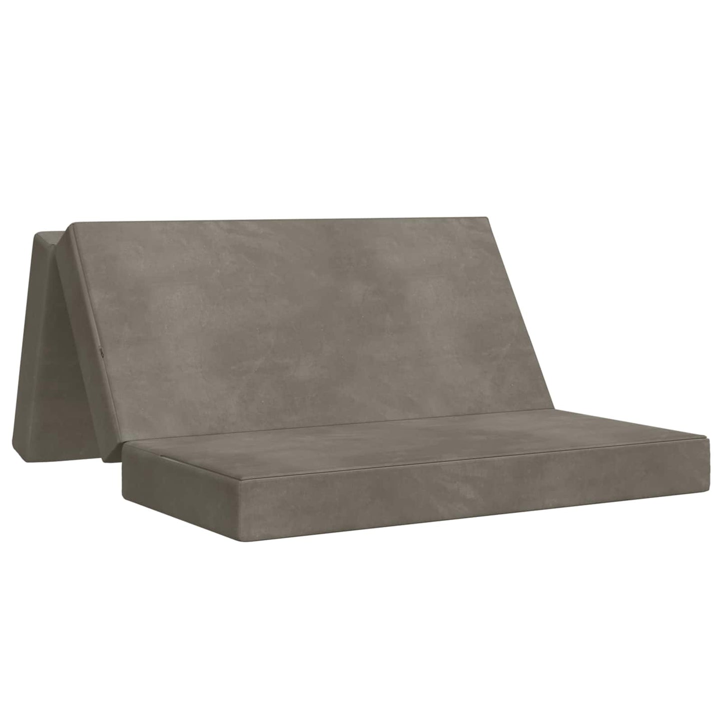 Divano Letto Pieghevole 180 x 67 x 45 cm Grigio Chiaro | homemem39