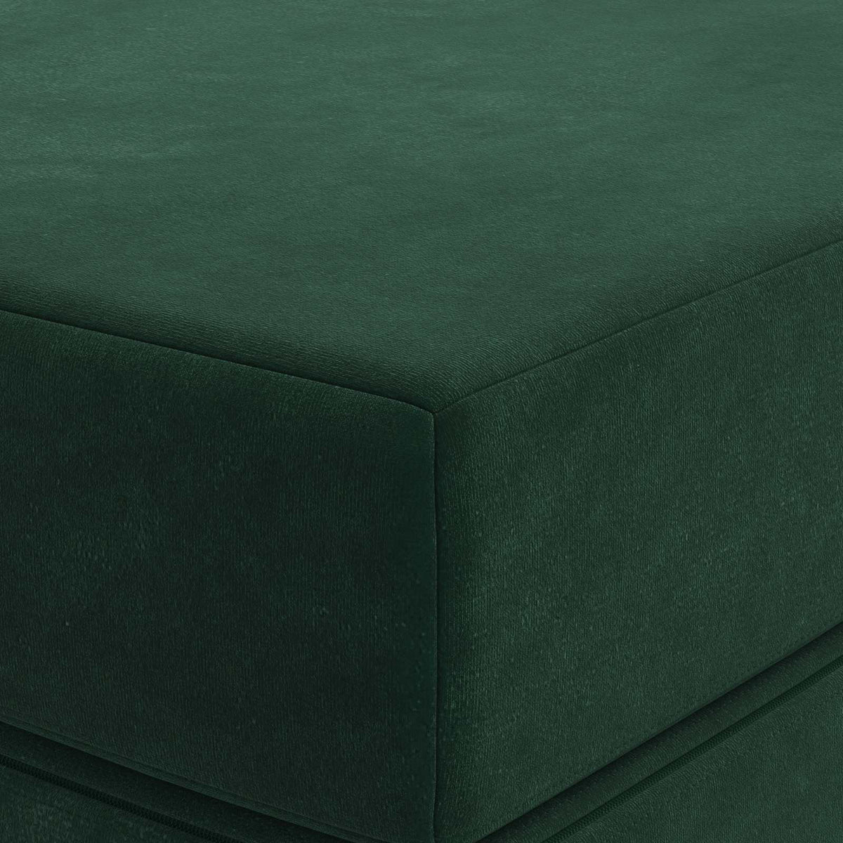 Divano Letto Pieghevole 180 x 67 x 45 cm Verde Scuro