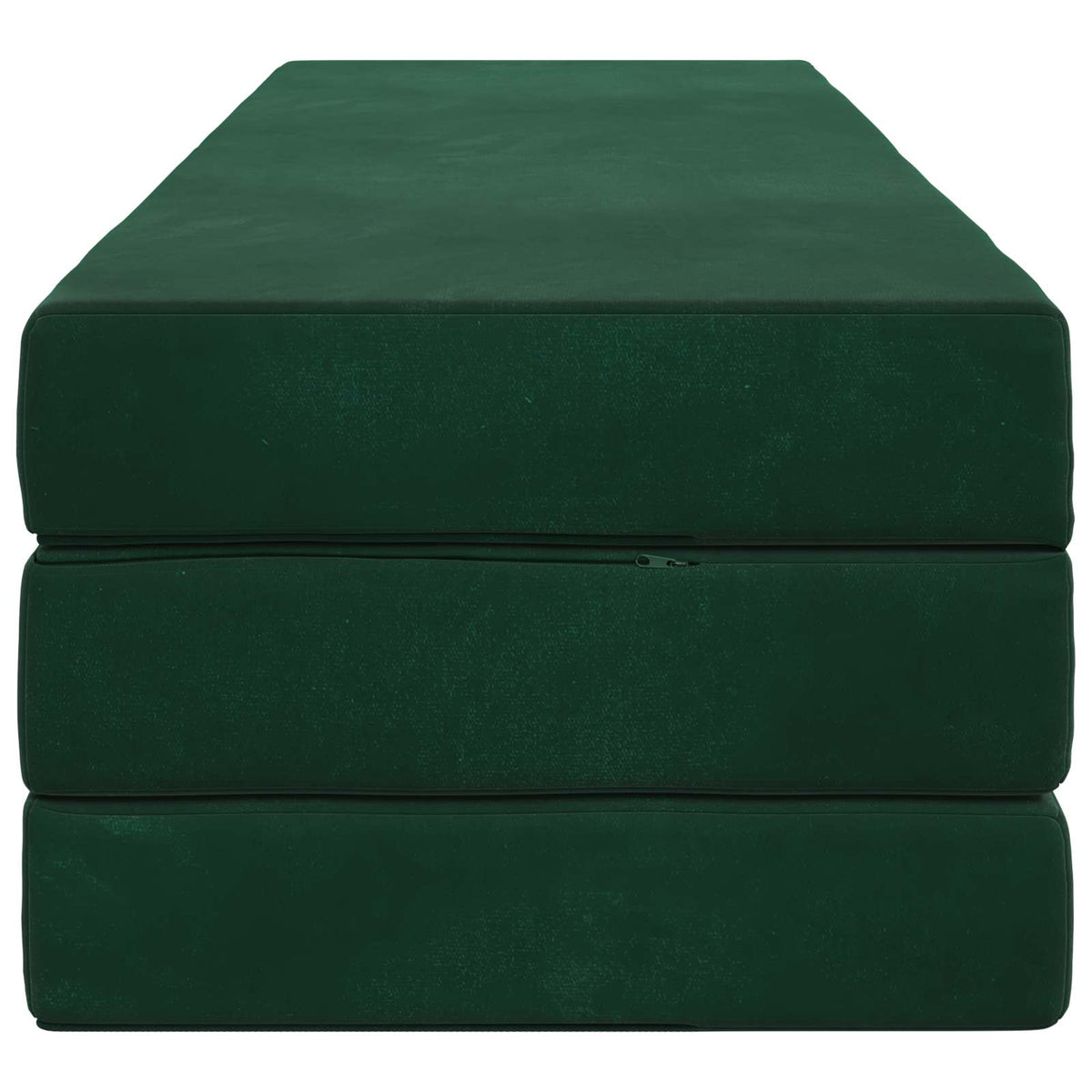 Divano Letto Pieghevole 180 x 67 x 45 cm Verde Scuro