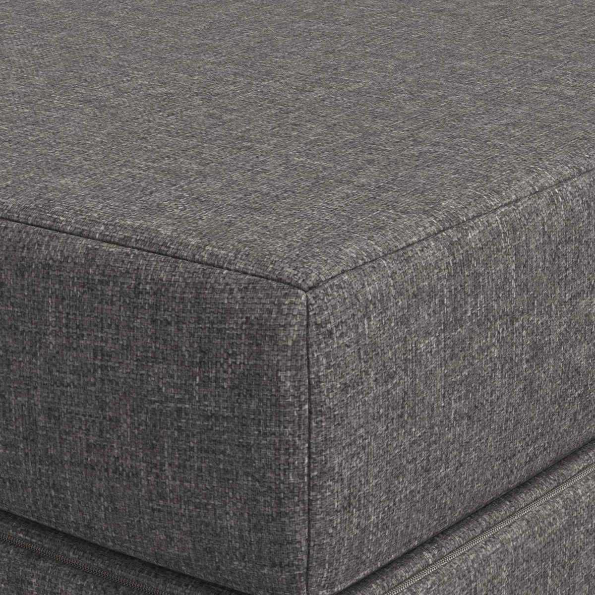 Divano Letto Pieghevole 200 x 67 x 45cm Grigio Chiaro