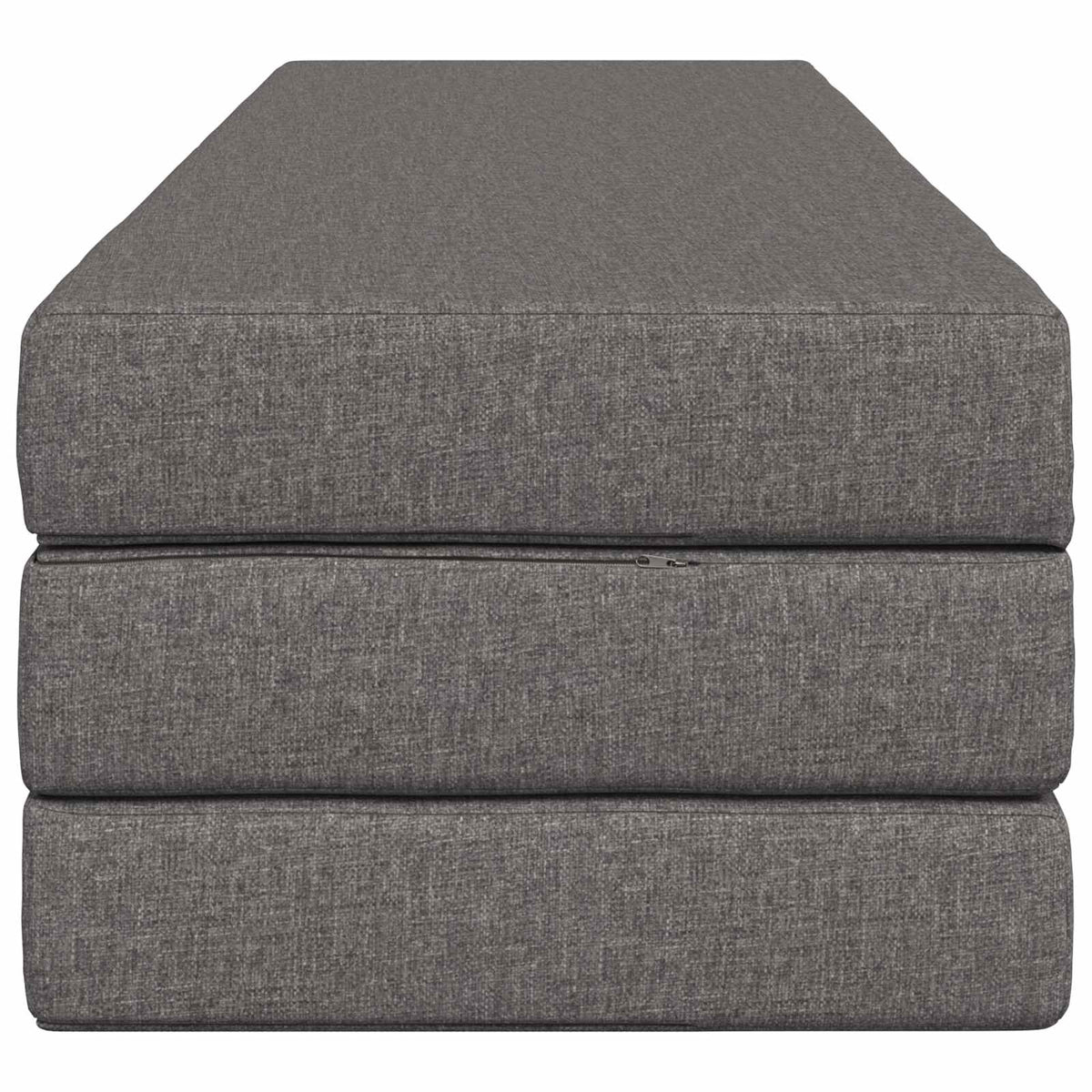 Divano Letto Pieghevole 200 x 67 x 45cm Grigio Chiaro