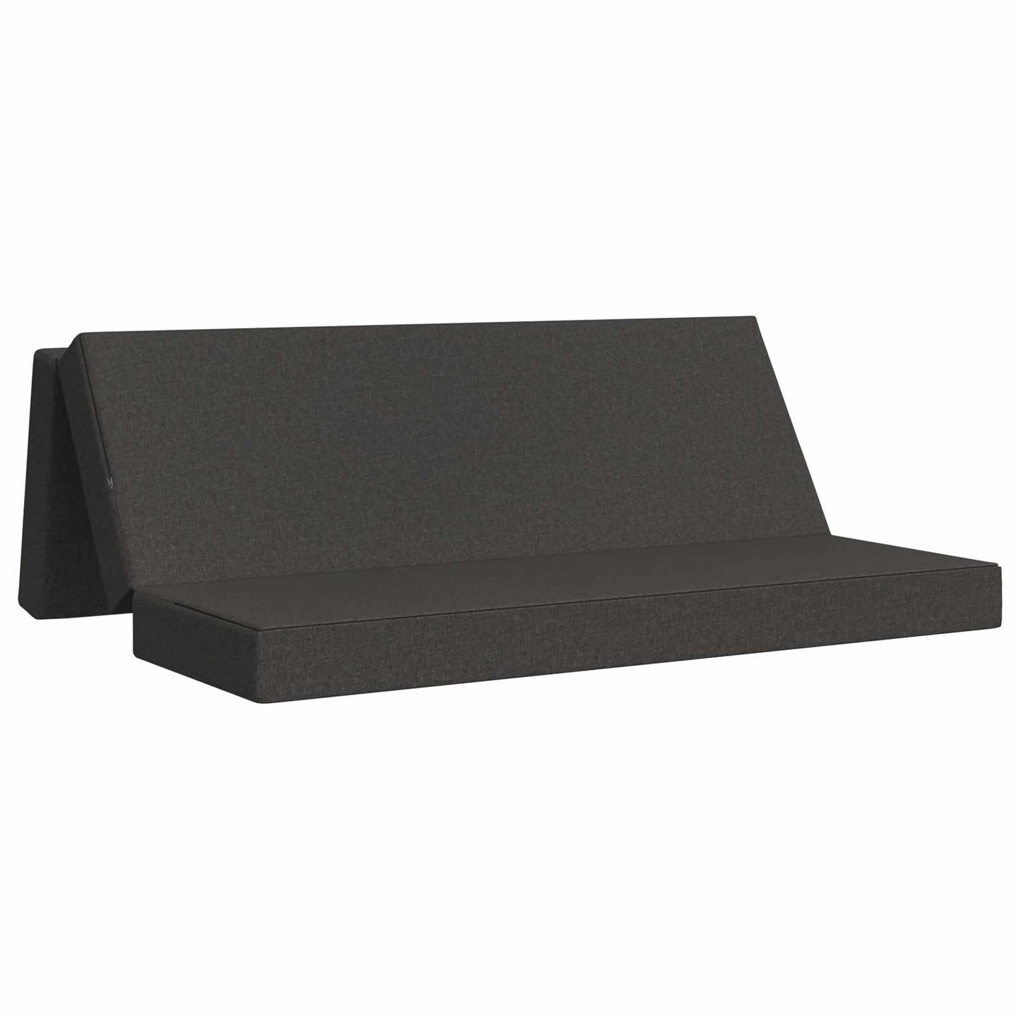 Divano Letto Pieghevole 200 x 67 x 45 cm Grigio Scuro | homemem39