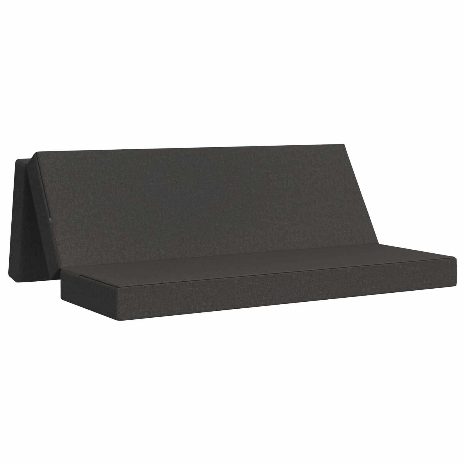 Divano Letto Pieghevole 200 x 67 x 45 cm Grigio Scuro | homemem39