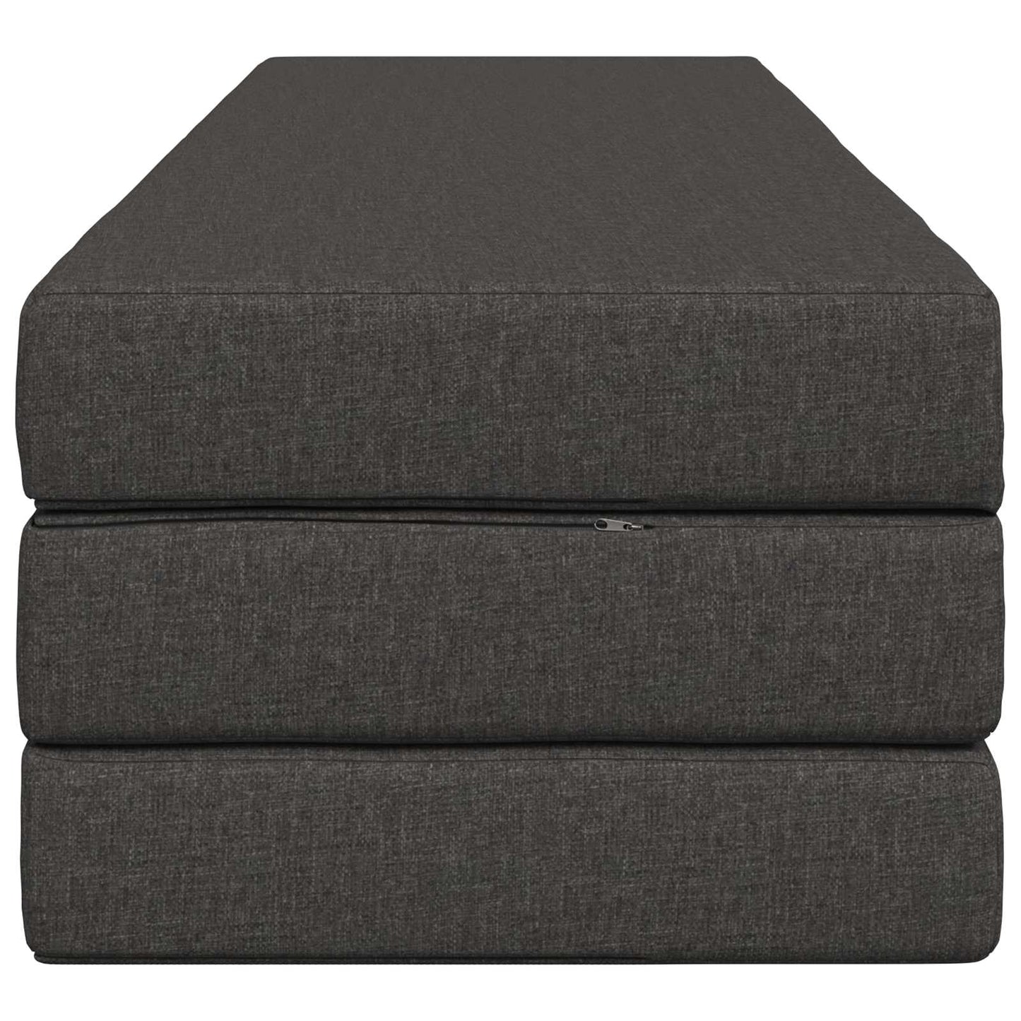 Divano Letto Pieghevole 200 x 67 x 45 cm Grigio Scuro | homemem39