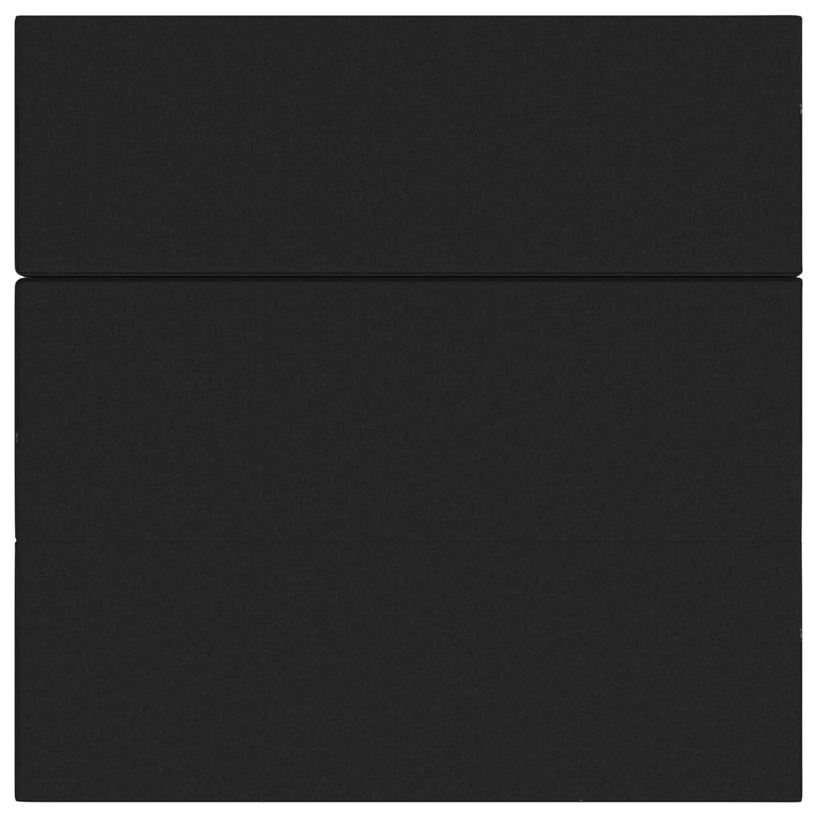 Divano Letto Pieghevole 200 x 67 x 45 cm Nero | homemem39