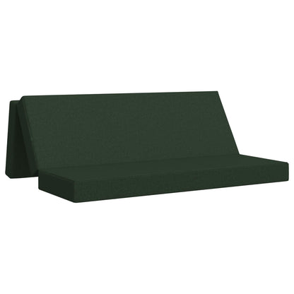 Divano Letto Pieghevole 200 x 67 x 45 cm Verde Scuro | homemem39