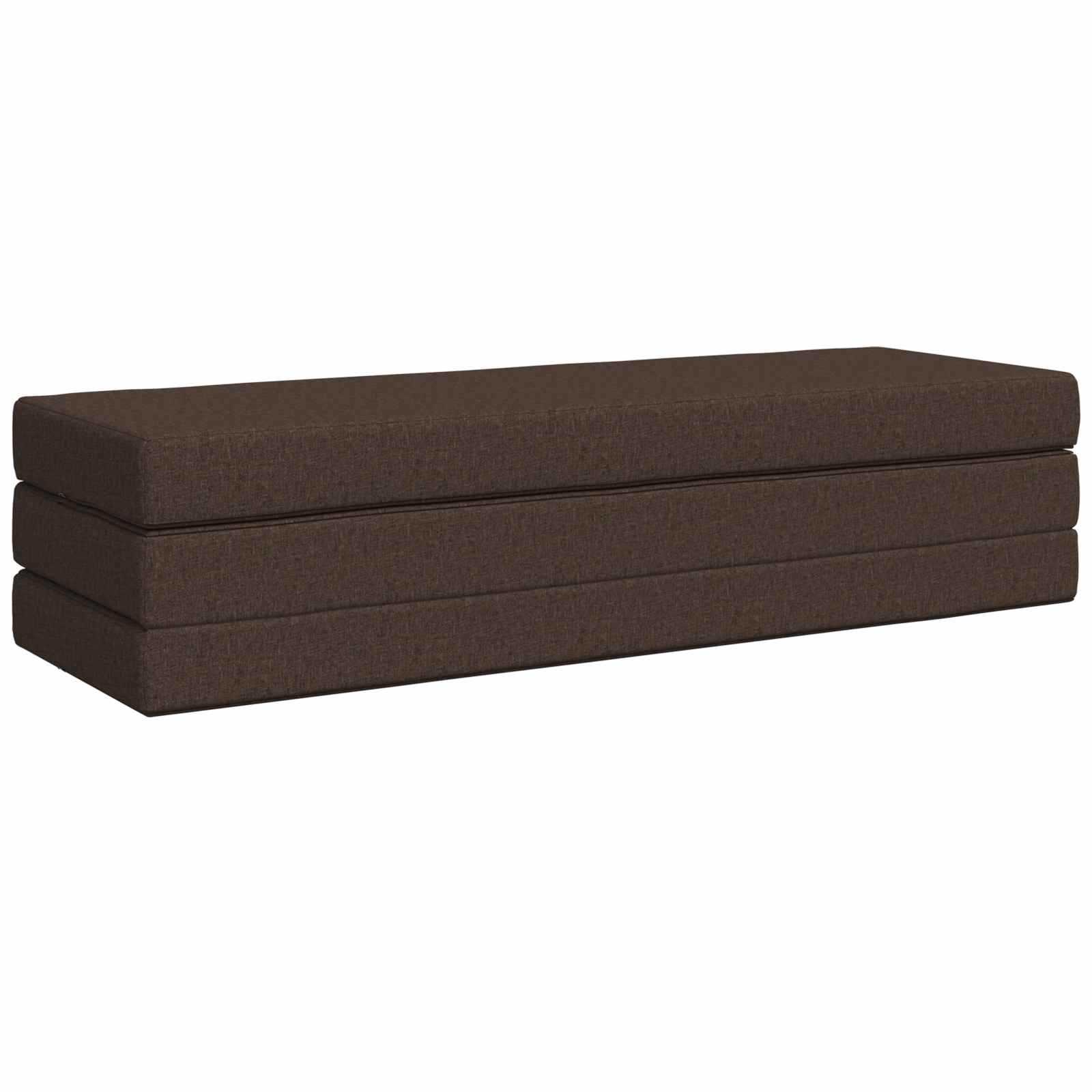 Divano Letto Pieghevole 200 x 67 x 45 cm Tortora | homemem39
