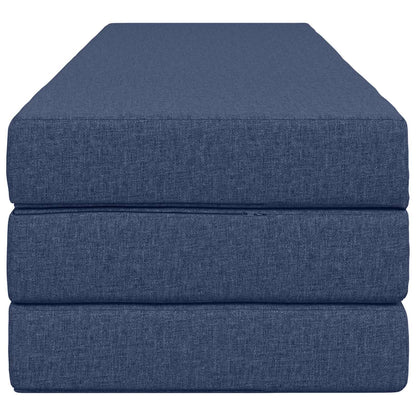 Divano Letto Pieghevole 200 x 67 x 45 cm Blu | homemem39