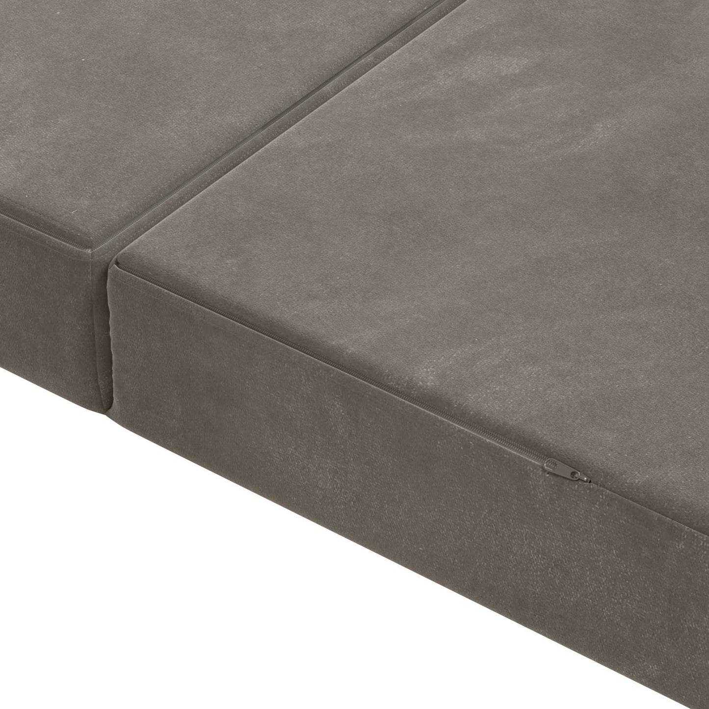 Divano Letto Pieghevole 200 x 67 x 45 cm Grigio Chiaro | homemem39