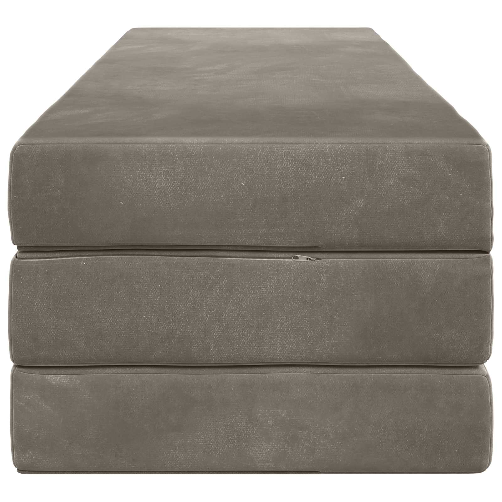 Divano Letto Pieghevole 200 x 67 x 45 cm Grigio Chiaro | homemem39