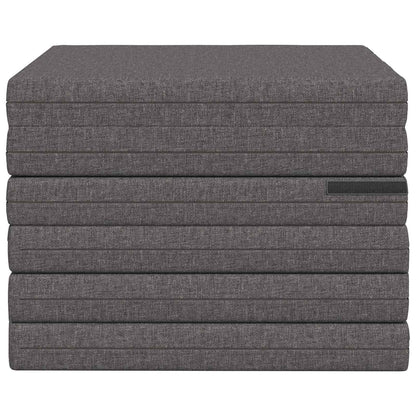Divano Letto Pieghevole 140 x 67 x 45 cm Grigio Chiaro | homemem39