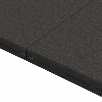 Divano Letto Pieghevole 140 x 67 x 45 cm Grigio Scuro | homemem39