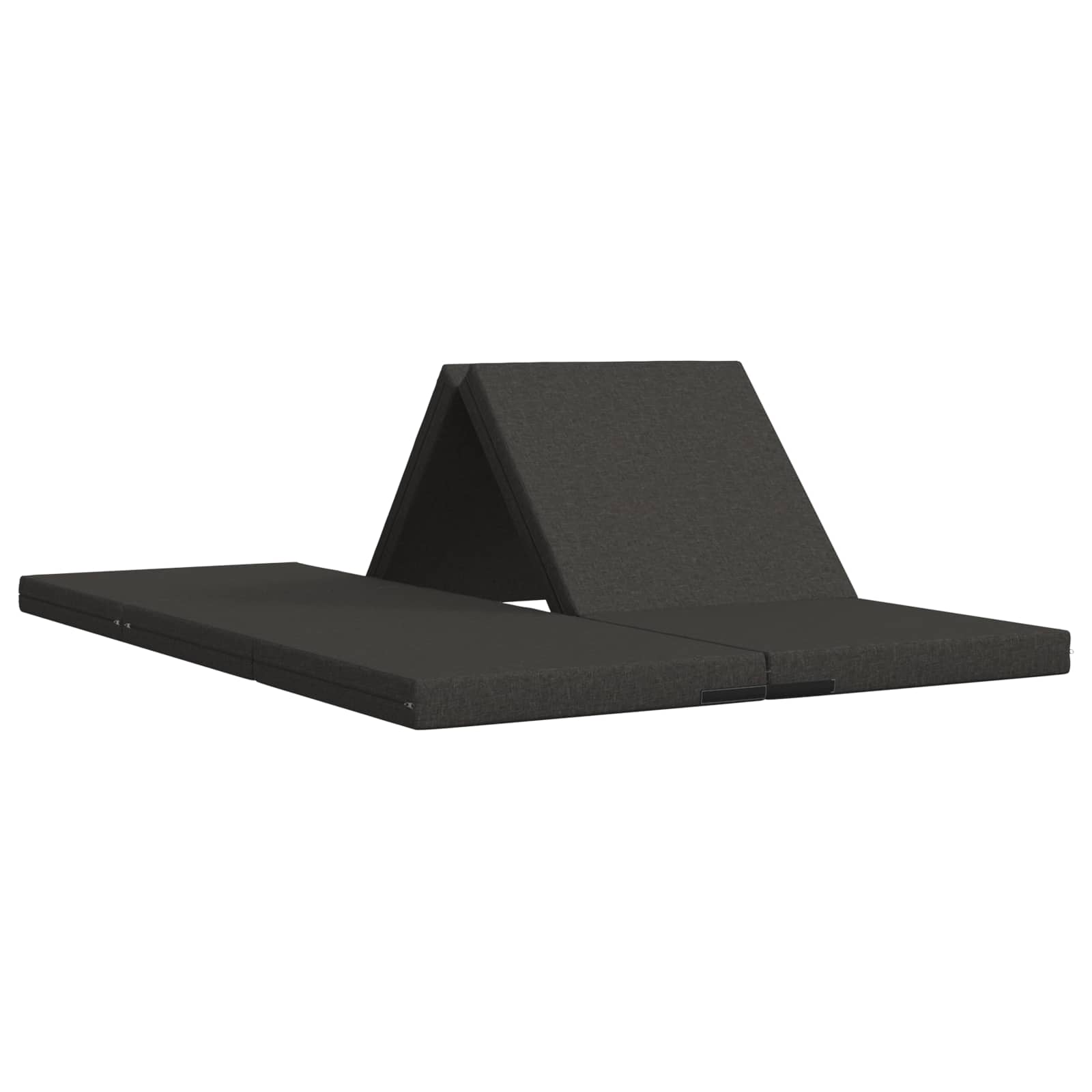 Divano Letto Pieghevole 140 x 67 x 45 cm Grigio Scuro | homemem39