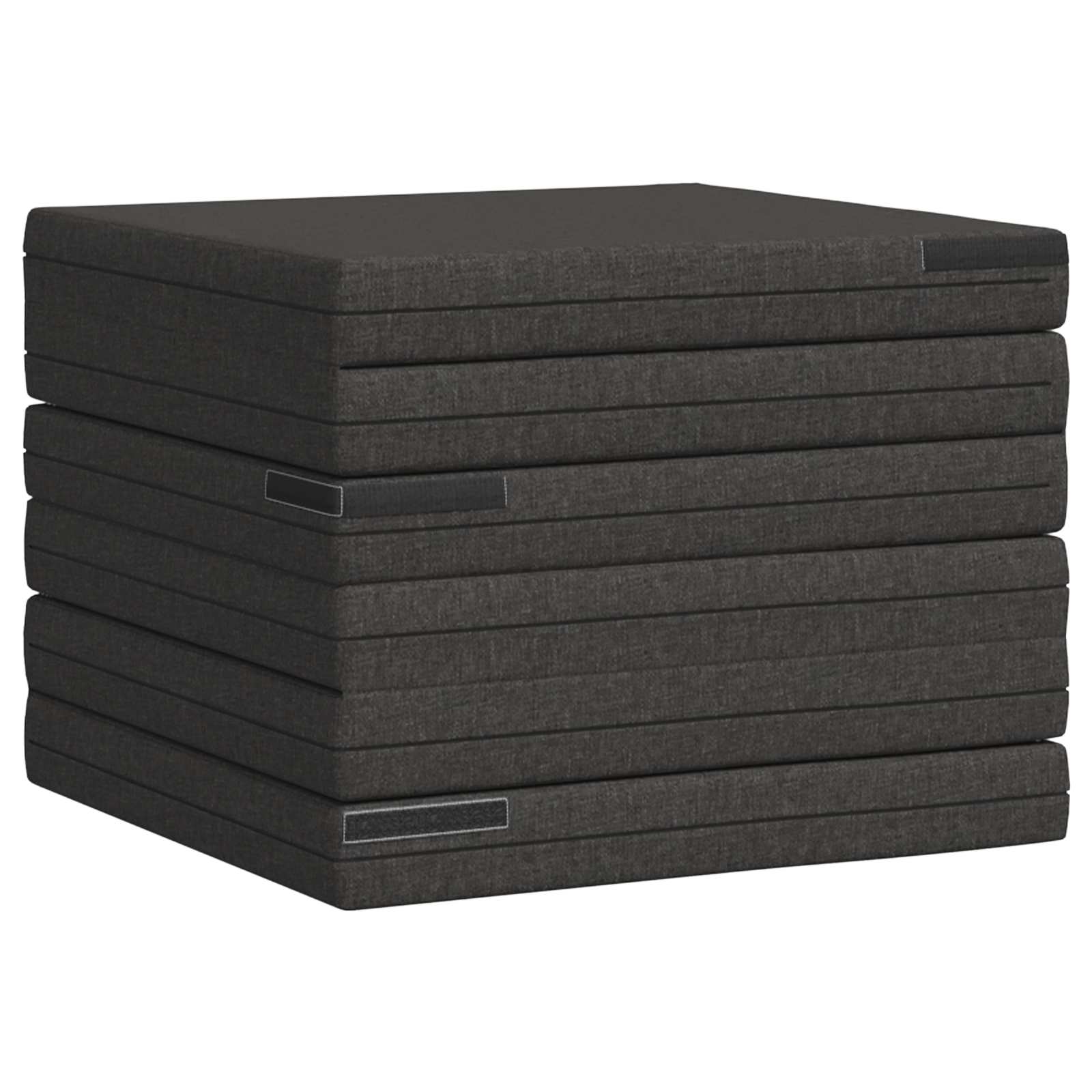 Divano Letto Pieghevole 140 x 67 x 45 cm Grigio Scuro | homemem39