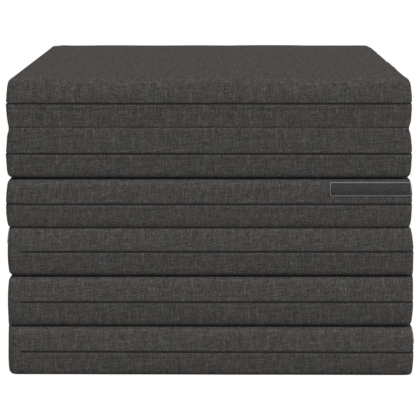 Divano Letto Pieghevole 140 x 67 x 45 cm Grigio Scuro | homemem39