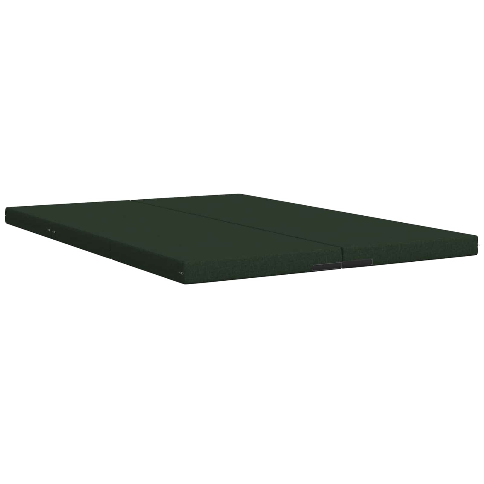 Divano Letto Pieghevole 140 x 67 x 45 cm Verde Scuro | homemem39